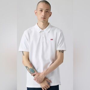 Levi's White Polo Shirt for Men White M
